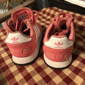 Toddler size 5 adidas sneakers.
